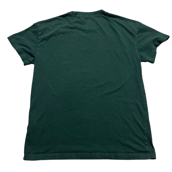 Abercrombie And Fitch Green Embroidered Logo Tee Size Medium - Picture 2 of 4